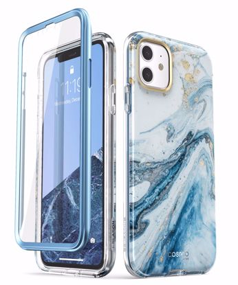 Picture of i-Blason i-Blason Cosmo Case with Screen Protector for Apple iPhone 11 in Blue