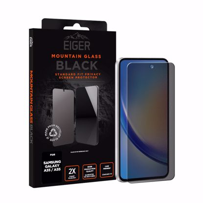 Picture of Eiger Eiger Mountain Glass BLACK Privacy Screen Protector for Samsung Galaxy A35 / A55